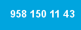 958 150 11 43